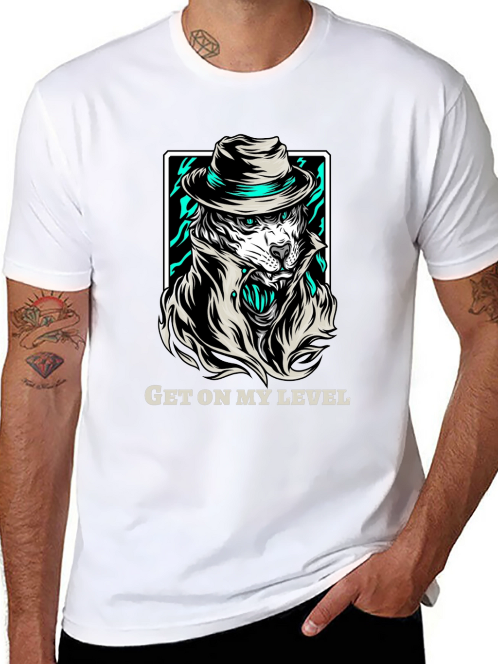 Get On My Level Tiger T-Shirt