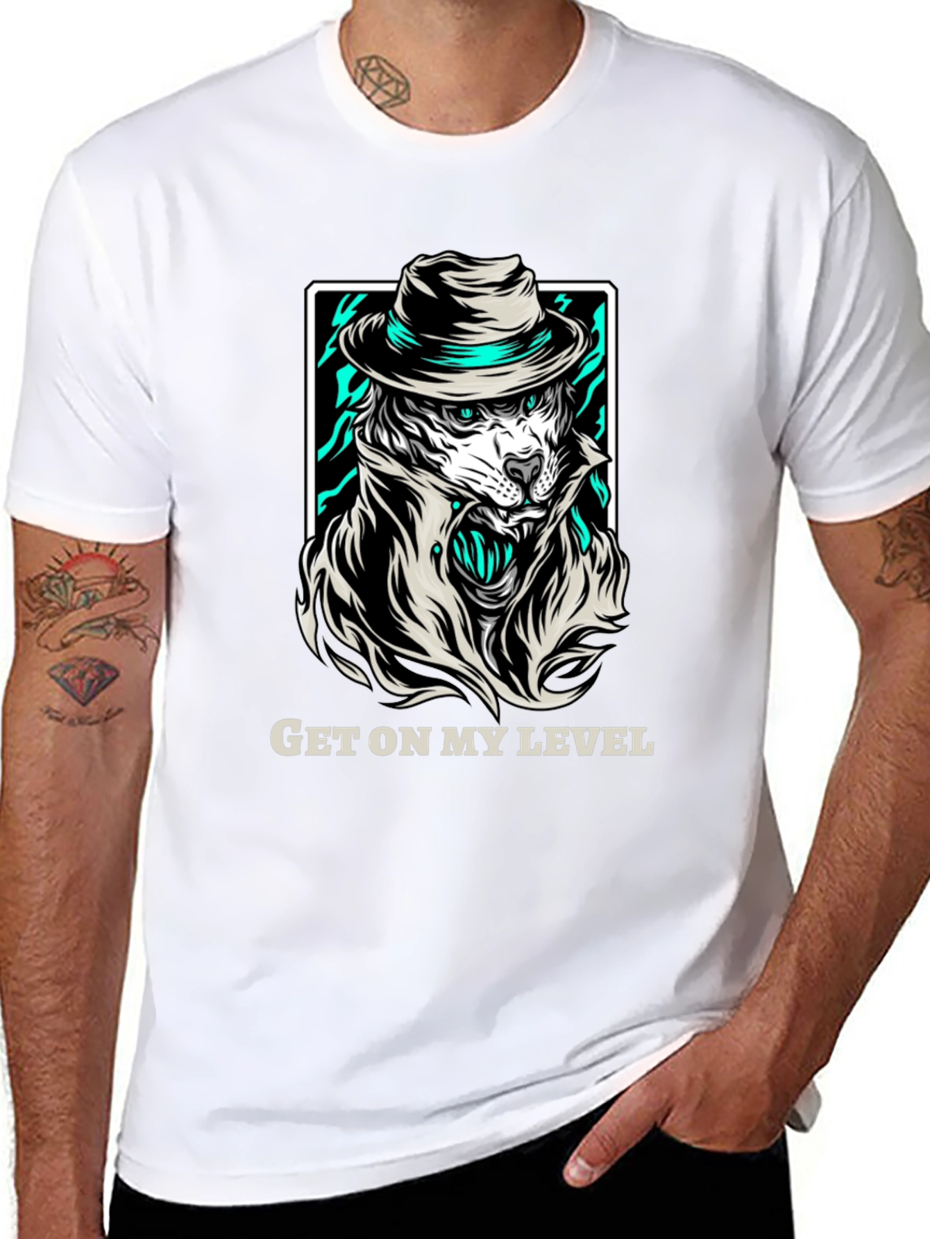 Get On My Level Tiger T-Shirt