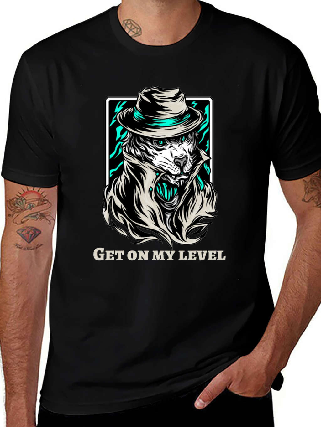 Get On My Level Tiger T-Shirt