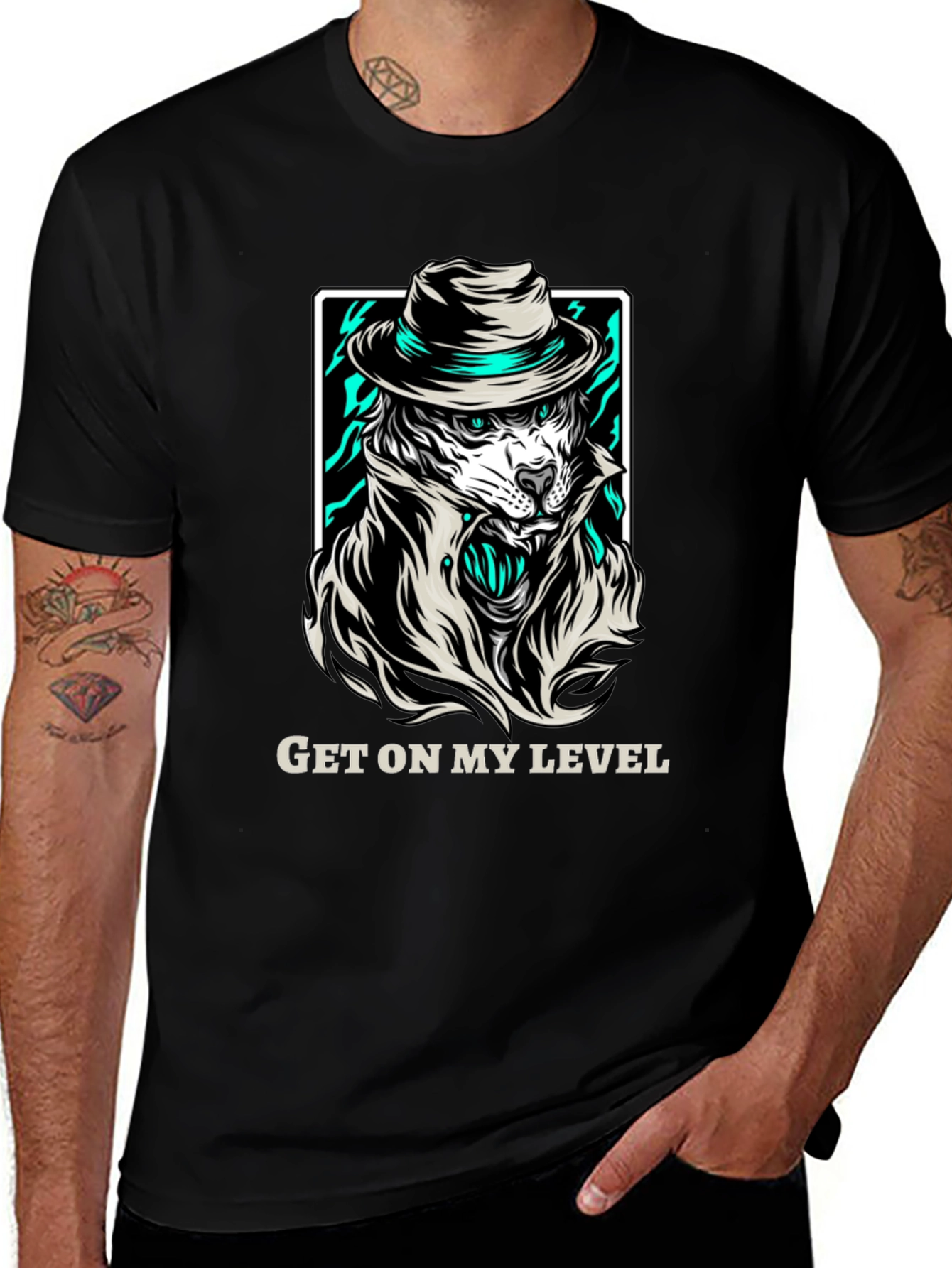 Get On My Level Tiger T-Shirt