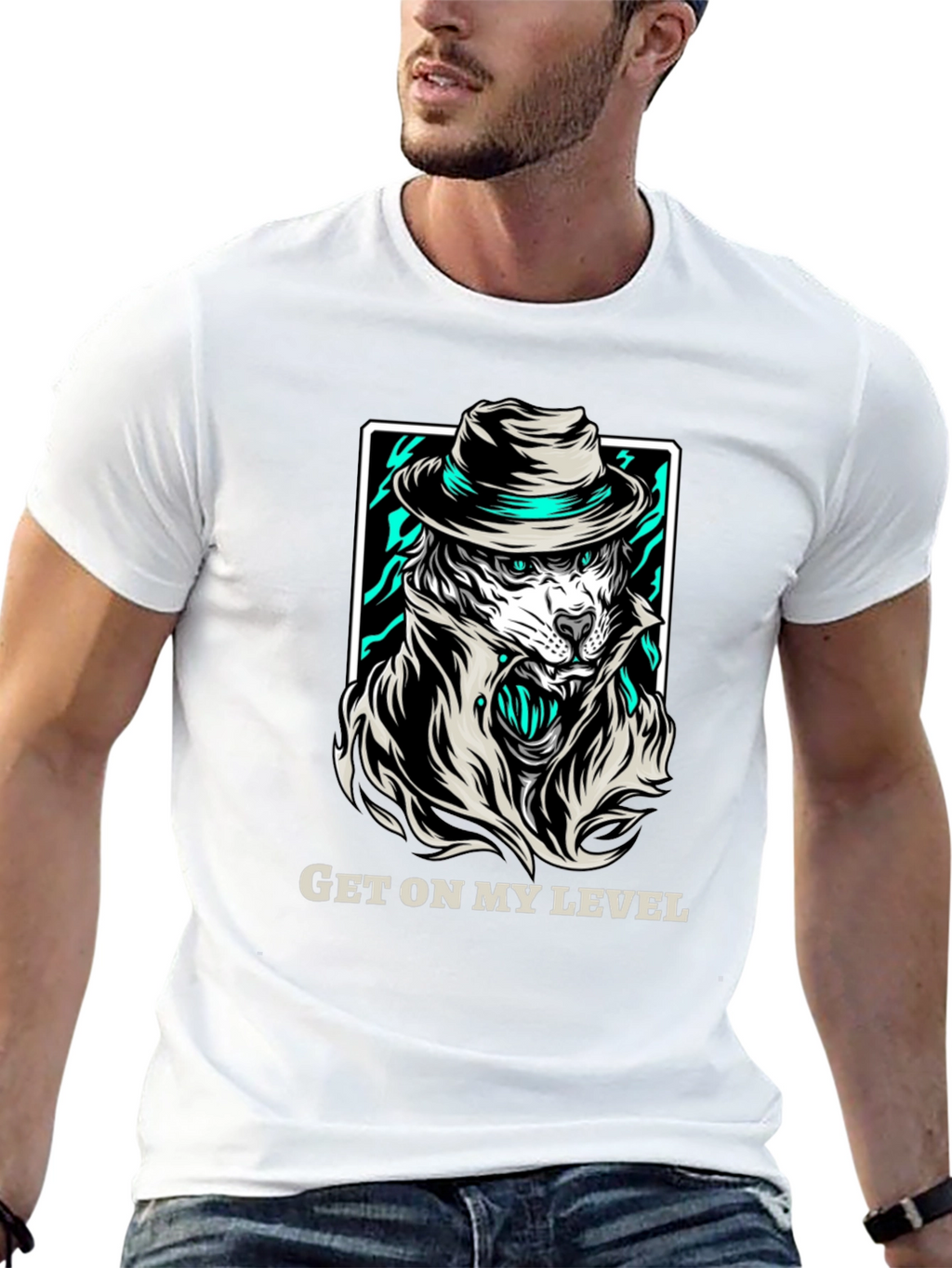 Get On My Level Tiger T-Shirt
