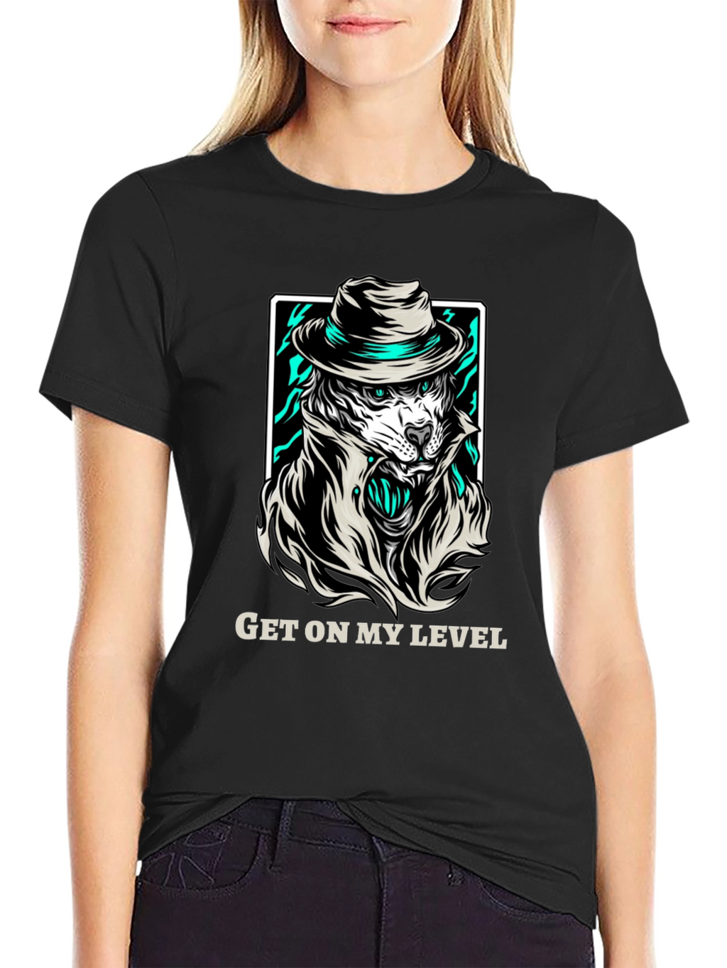 Get On My Level Tiger T-Shirt