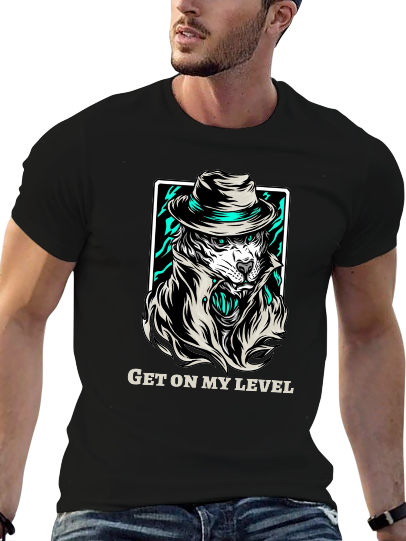 Get On My Level Tiger T-Shirt