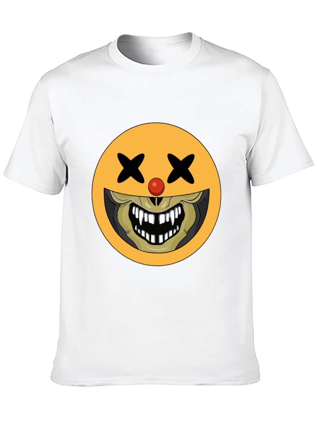 Creepy Clown Emoji Graphic Tee