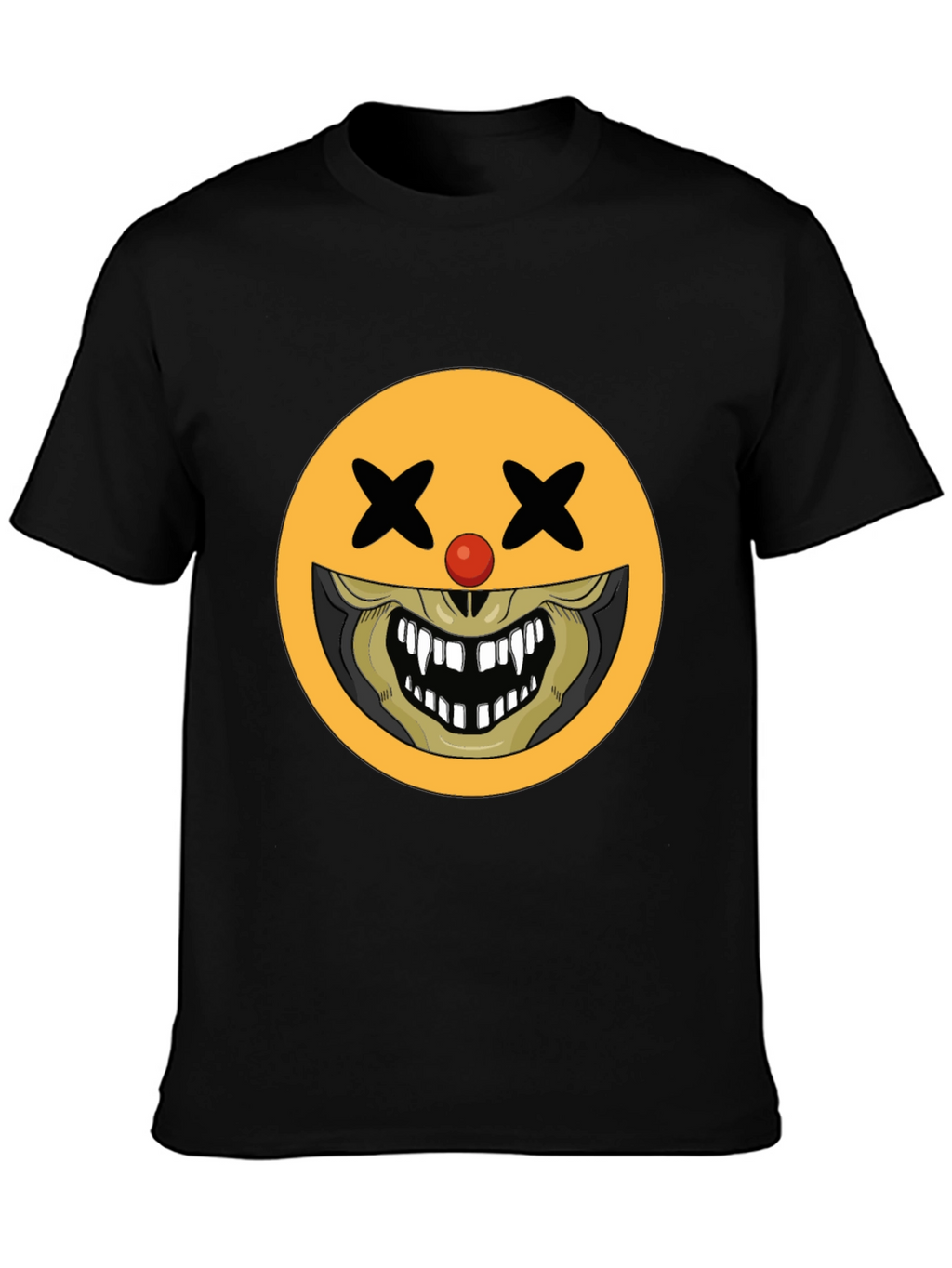 Creepy Clown Emoji Graphic Tee