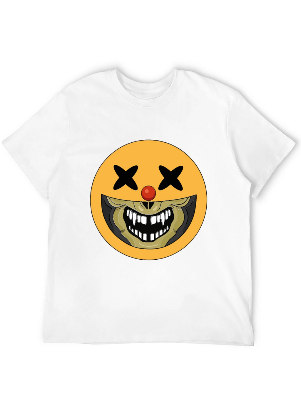Creepy Clown Emoji Graphic Tee