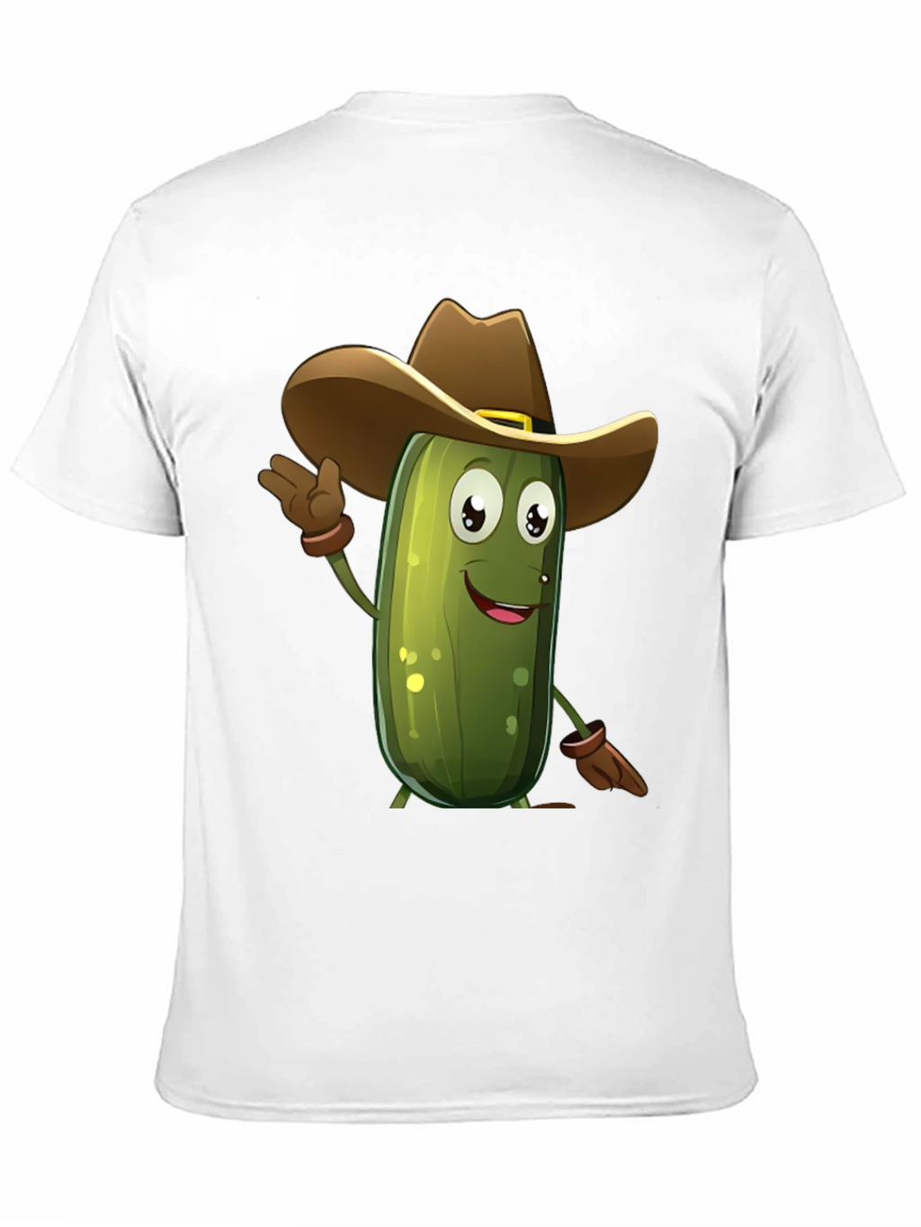 Pickle Cowboy T-Shirt - Funny Cartoon Tee