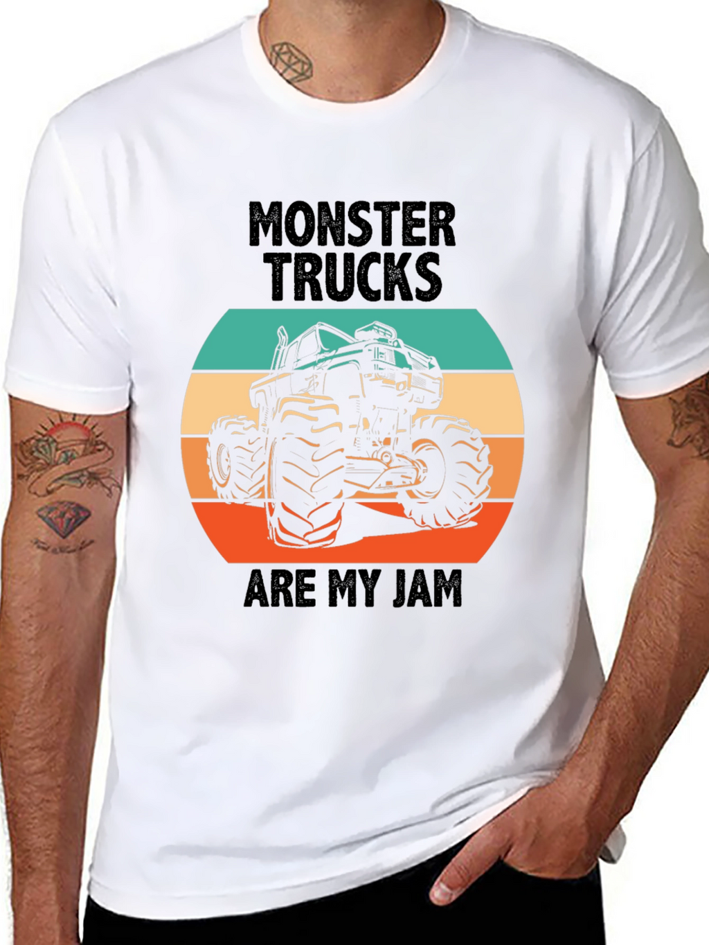 Monster Trucks Are My Jam Graphic Tee