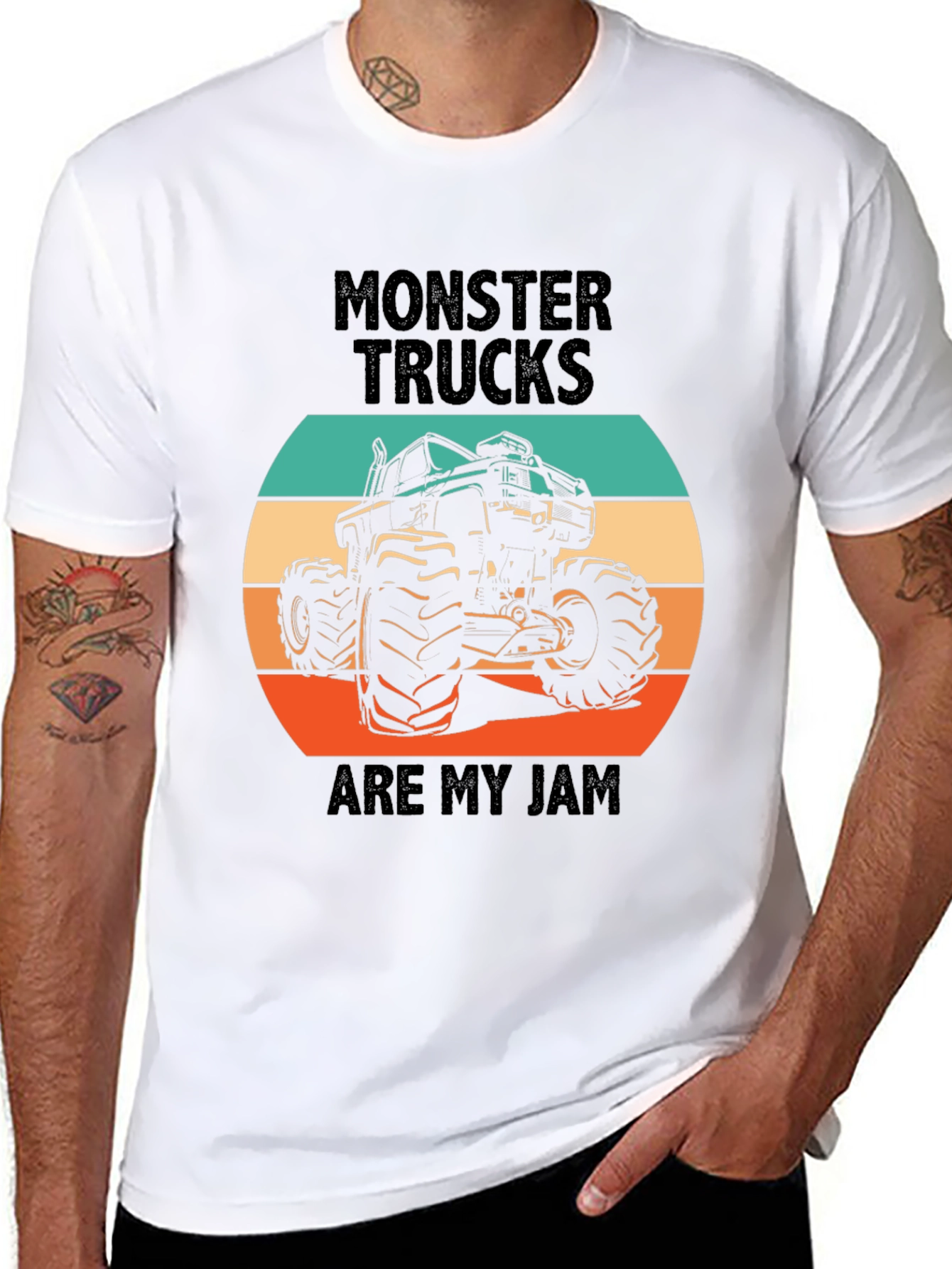 Monster Trucks Are My Jam Graphic Tee