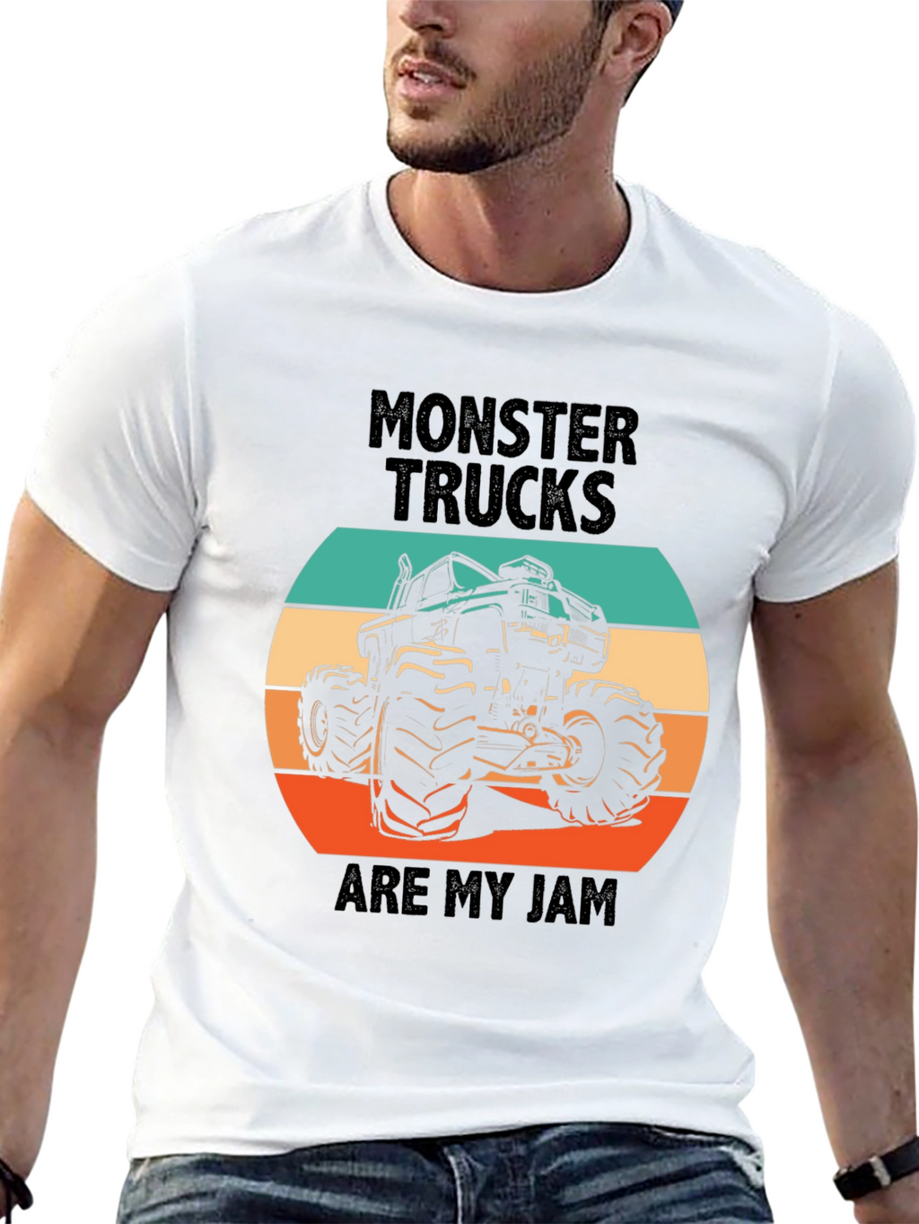 Monster Trucks Are My Jam Graphic Tee