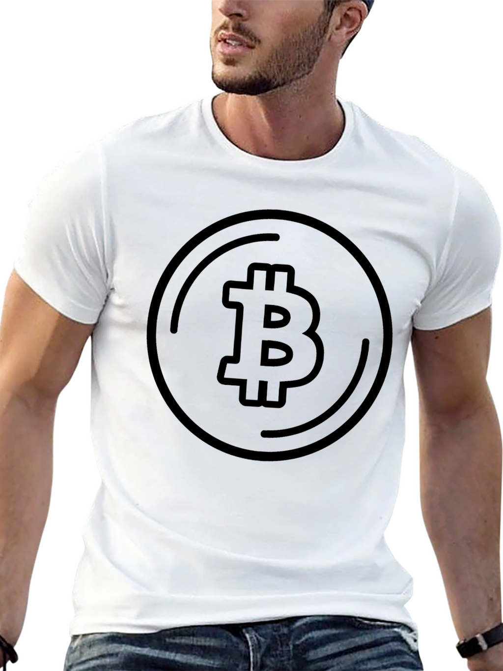 Bitcoin Black Tee - Crypto Currency T-Shirt