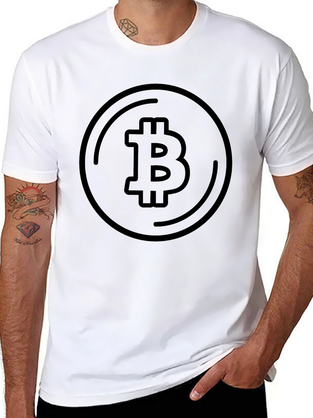 Bitcoin Black Tee - Crypto Currency T-Shirt
