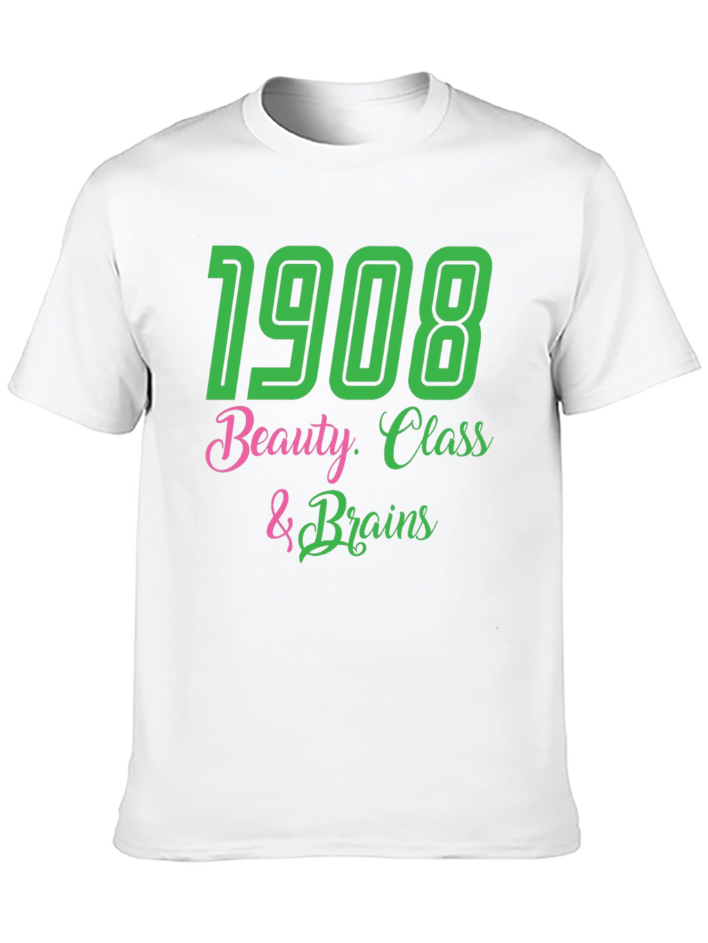 1908 Beauty Class & Brains Graphic T-Shirt