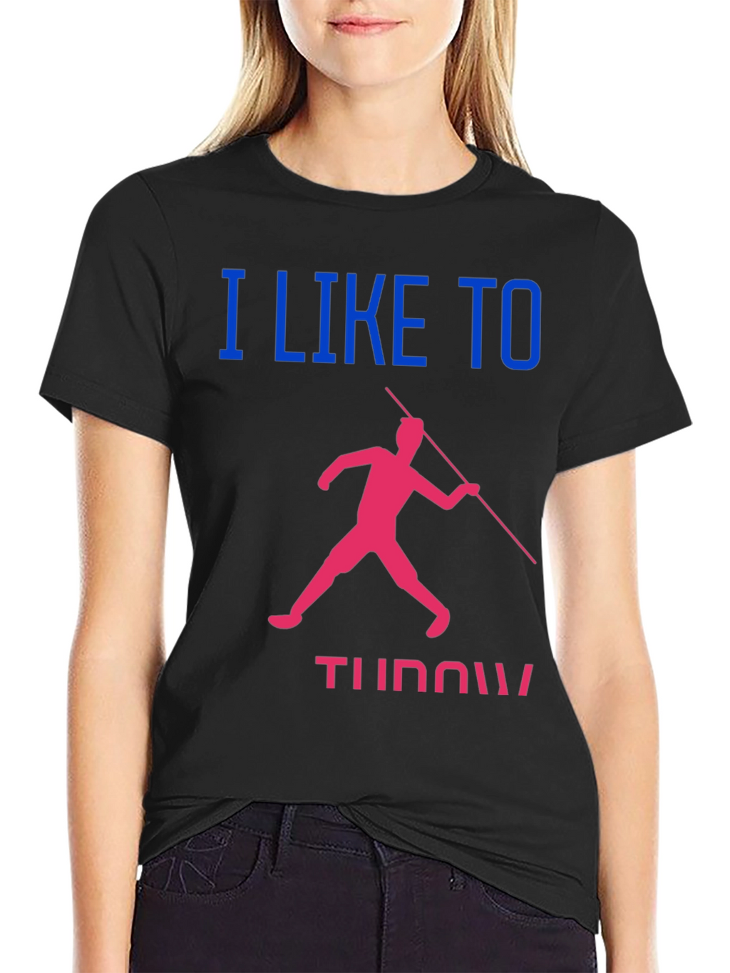 Javelin Throwing T-Shirt: I Like to Throw!