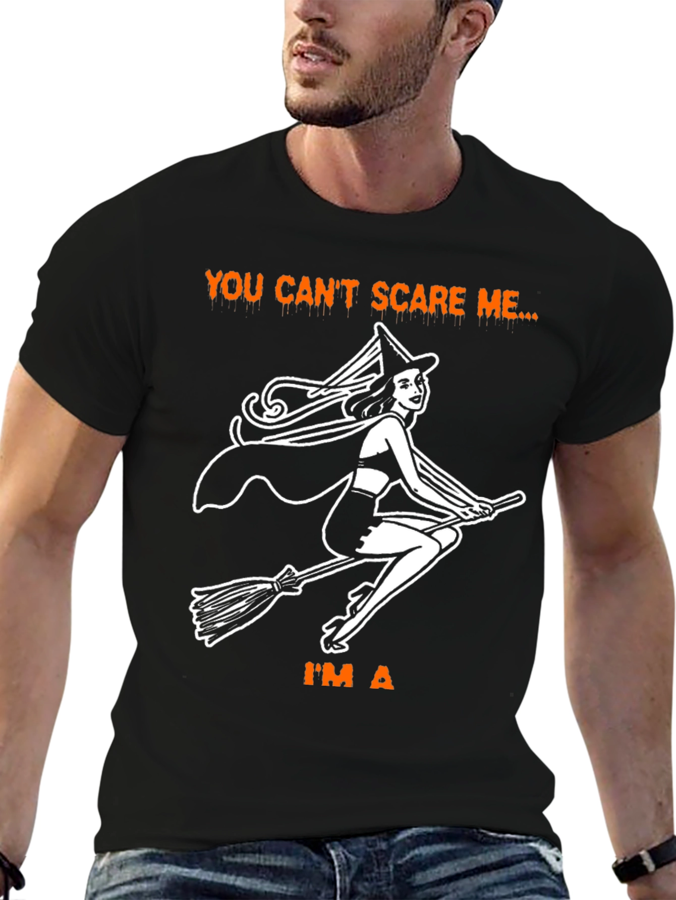Cant Scare Me Witch T-Shirt