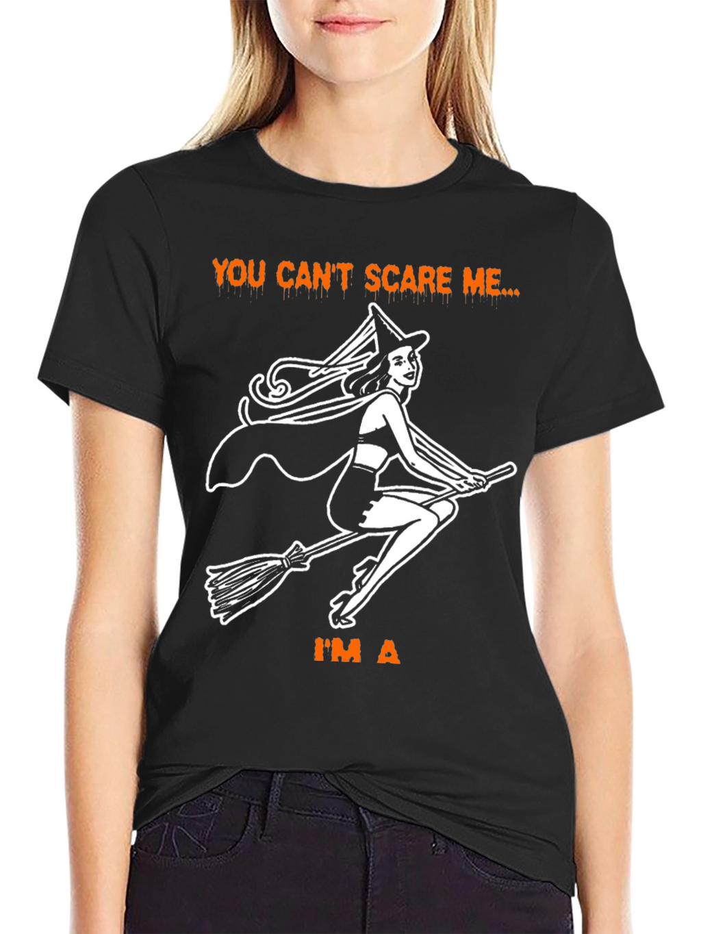 Cant Scare Me Witch T-Shirt