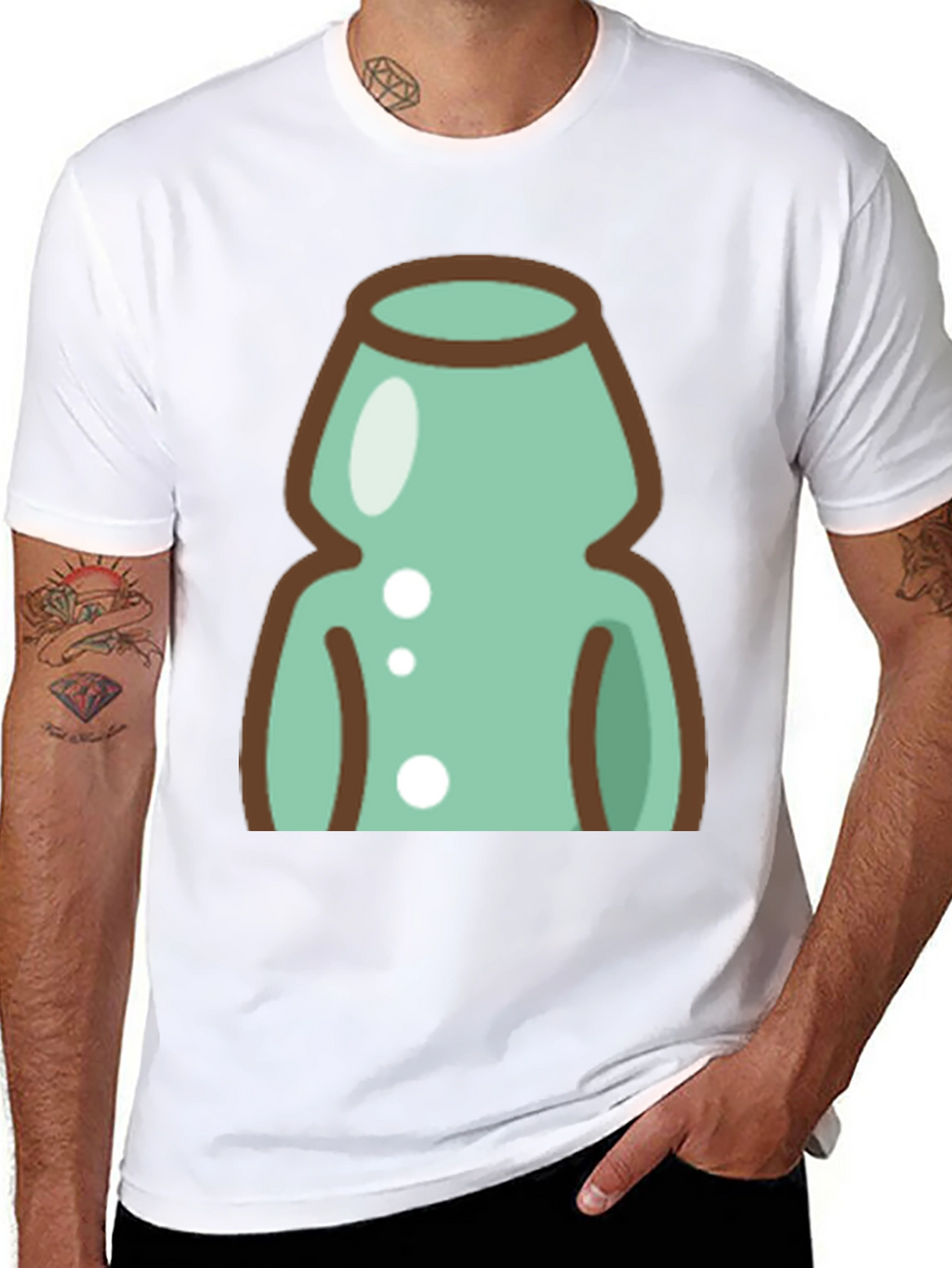Retro Pudding Graphic Tee - Unique & Fun!