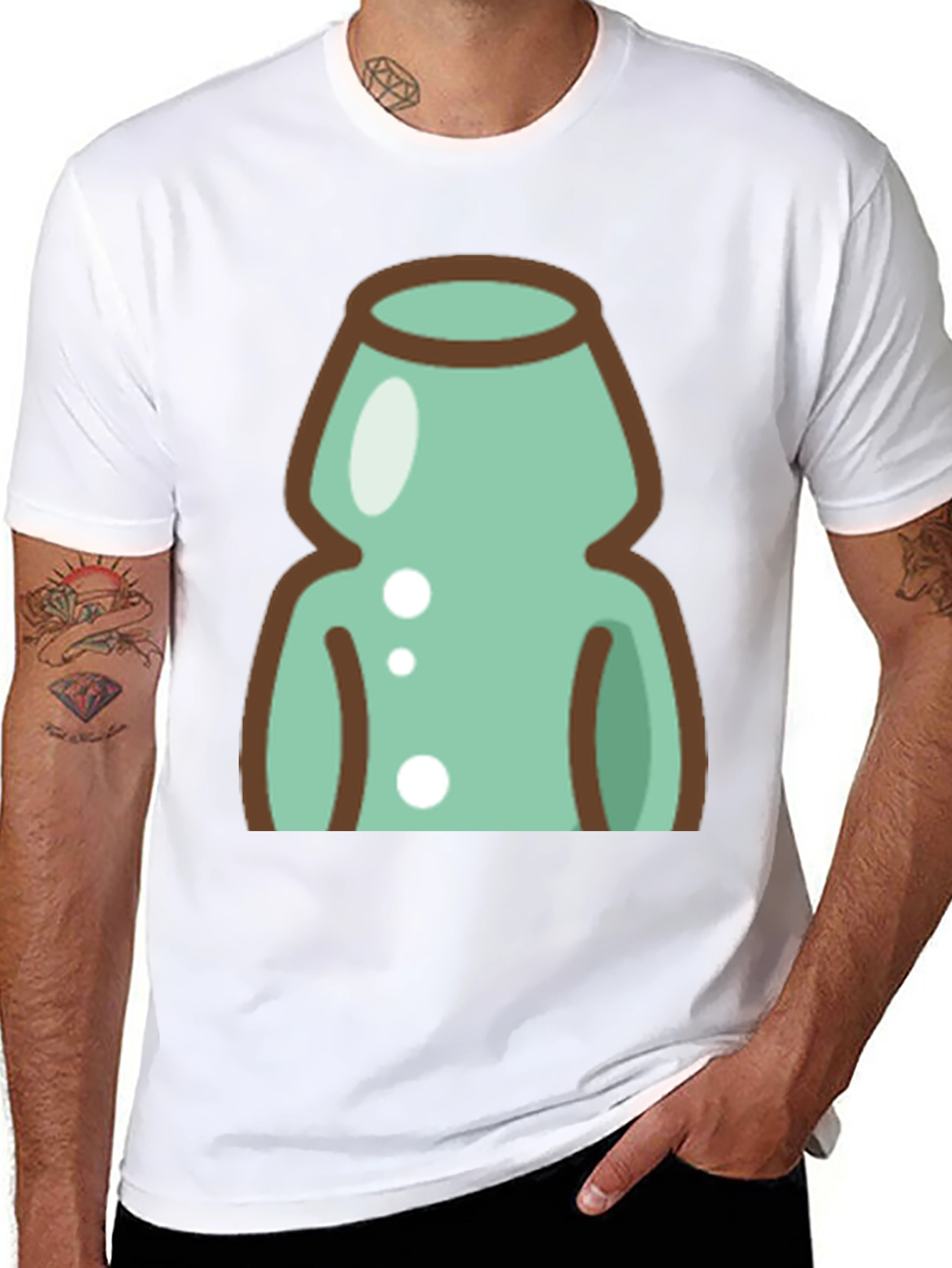 Retro Pudding Graphic Tee - Unique & Fun!