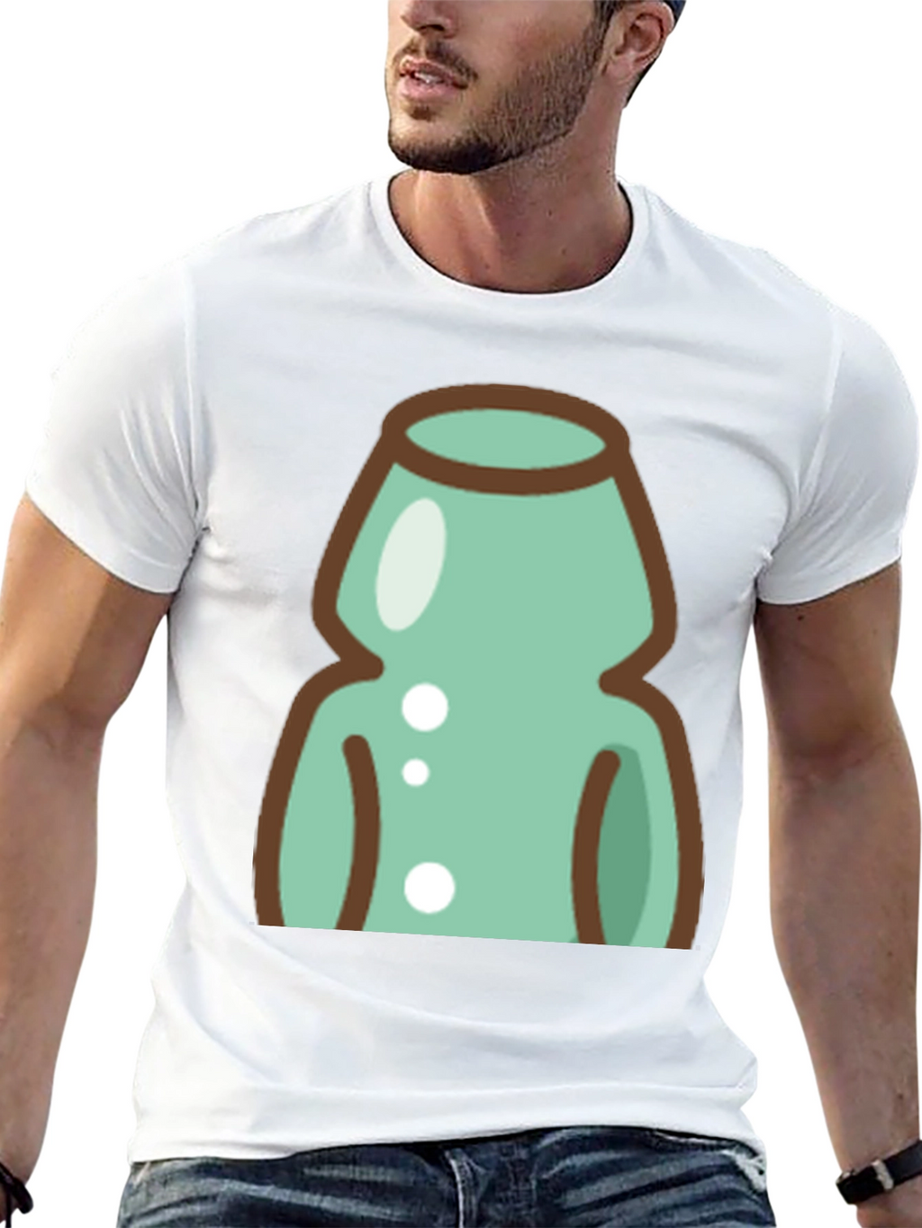 Retro Pudding Graphic Tee - Unique & Fun!