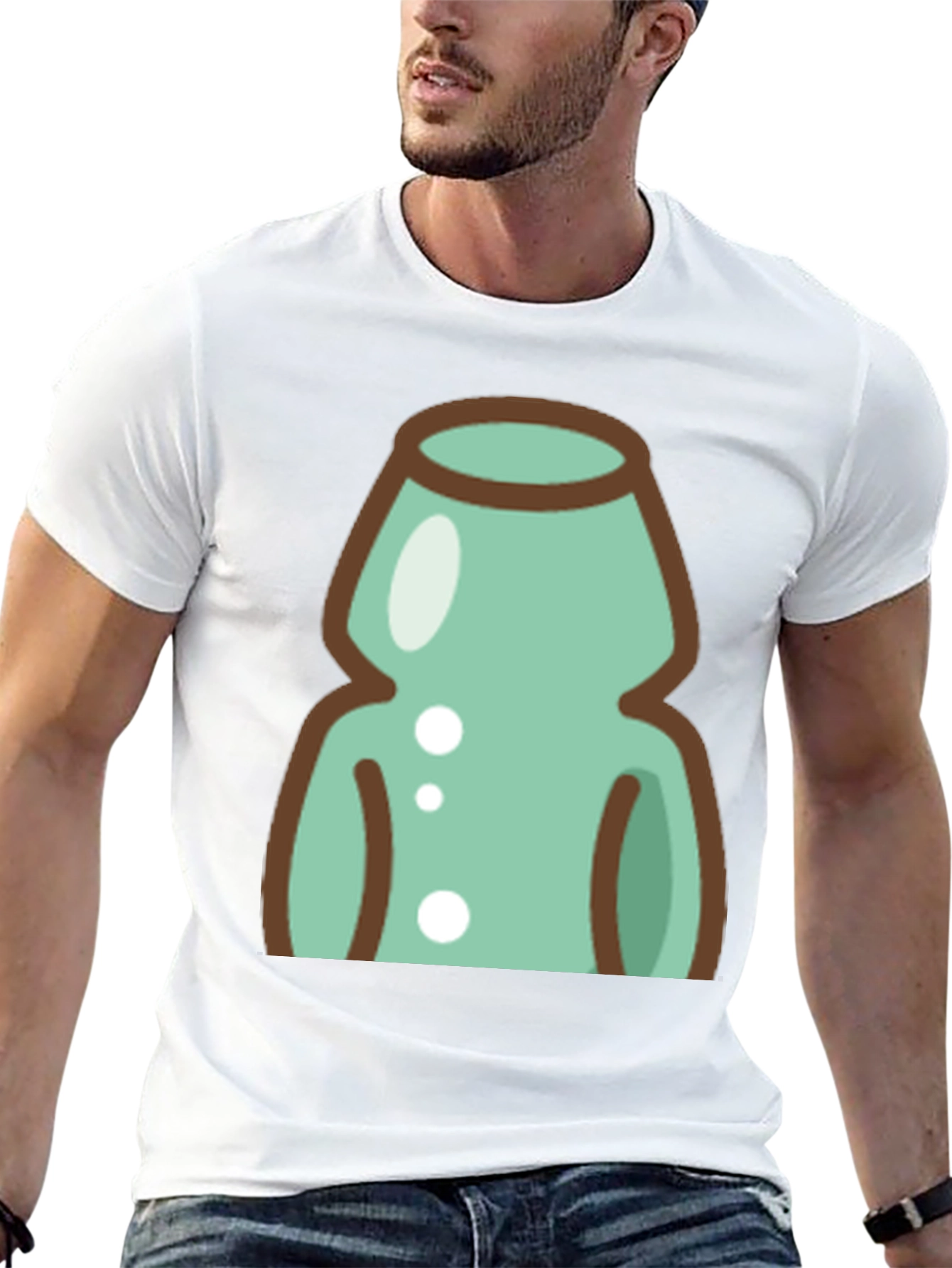 Retro Pudding Graphic Tee - Unique & Fun!