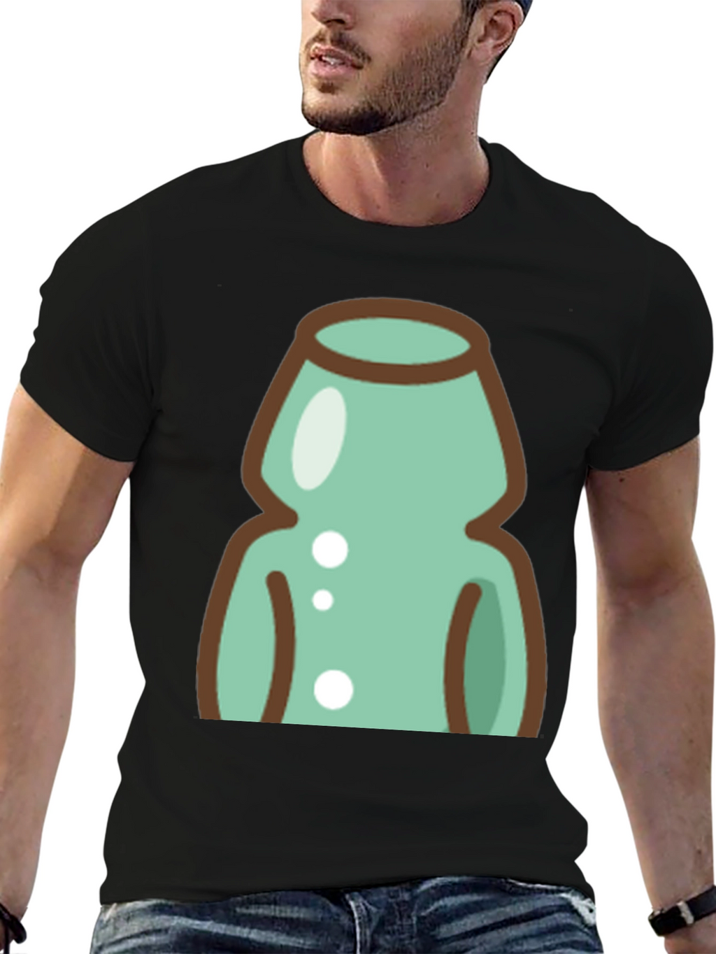 Retro Pudding Graphic Tee - Unique & Fun!