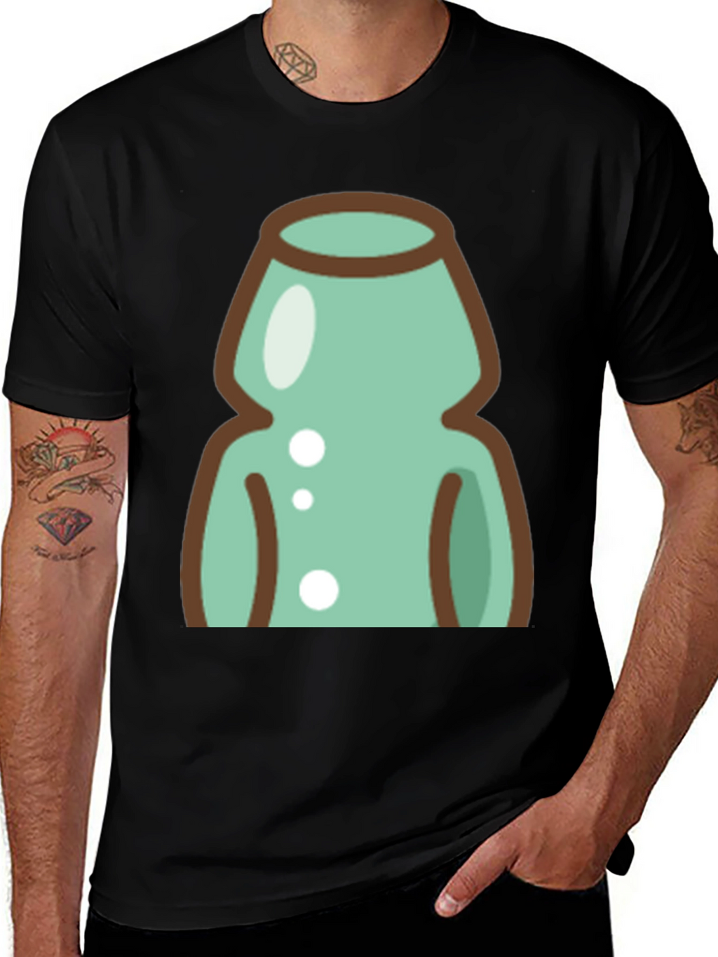 Retro Pudding Graphic Tee - Unique & Fun!