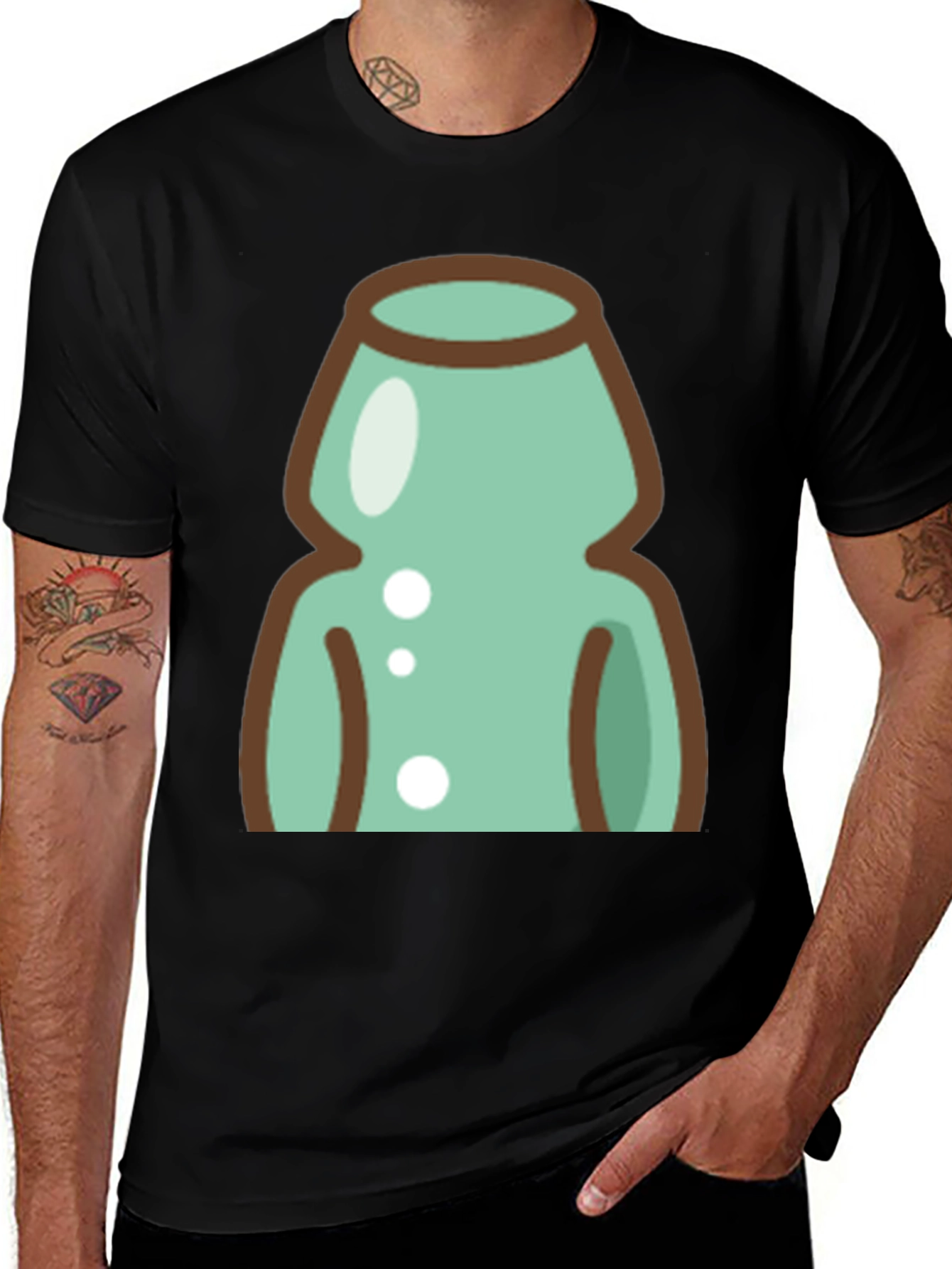 Retro Pudding Graphic Tee - Unique & Fun!