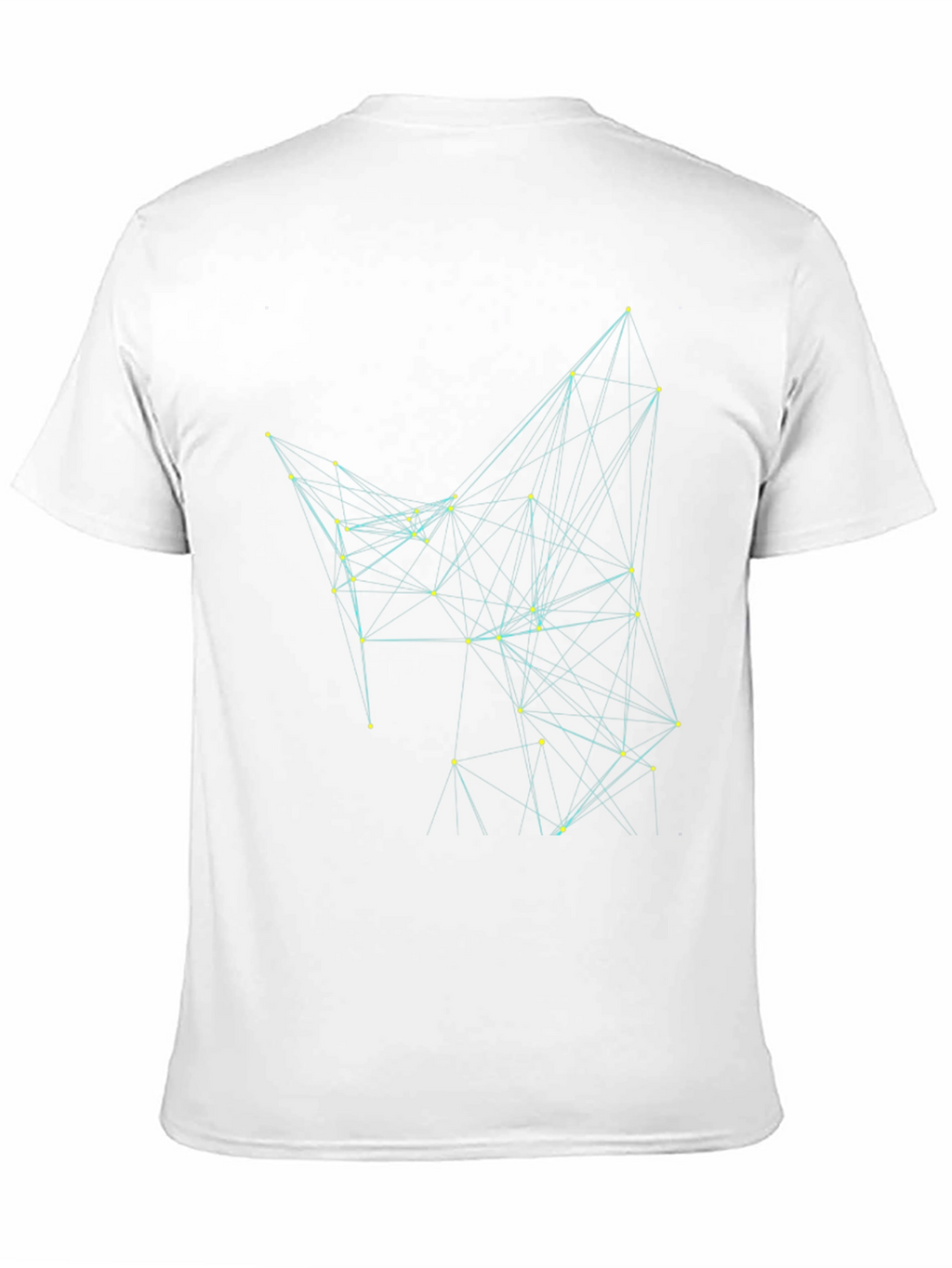 Geometric Network T-Shirt - Black