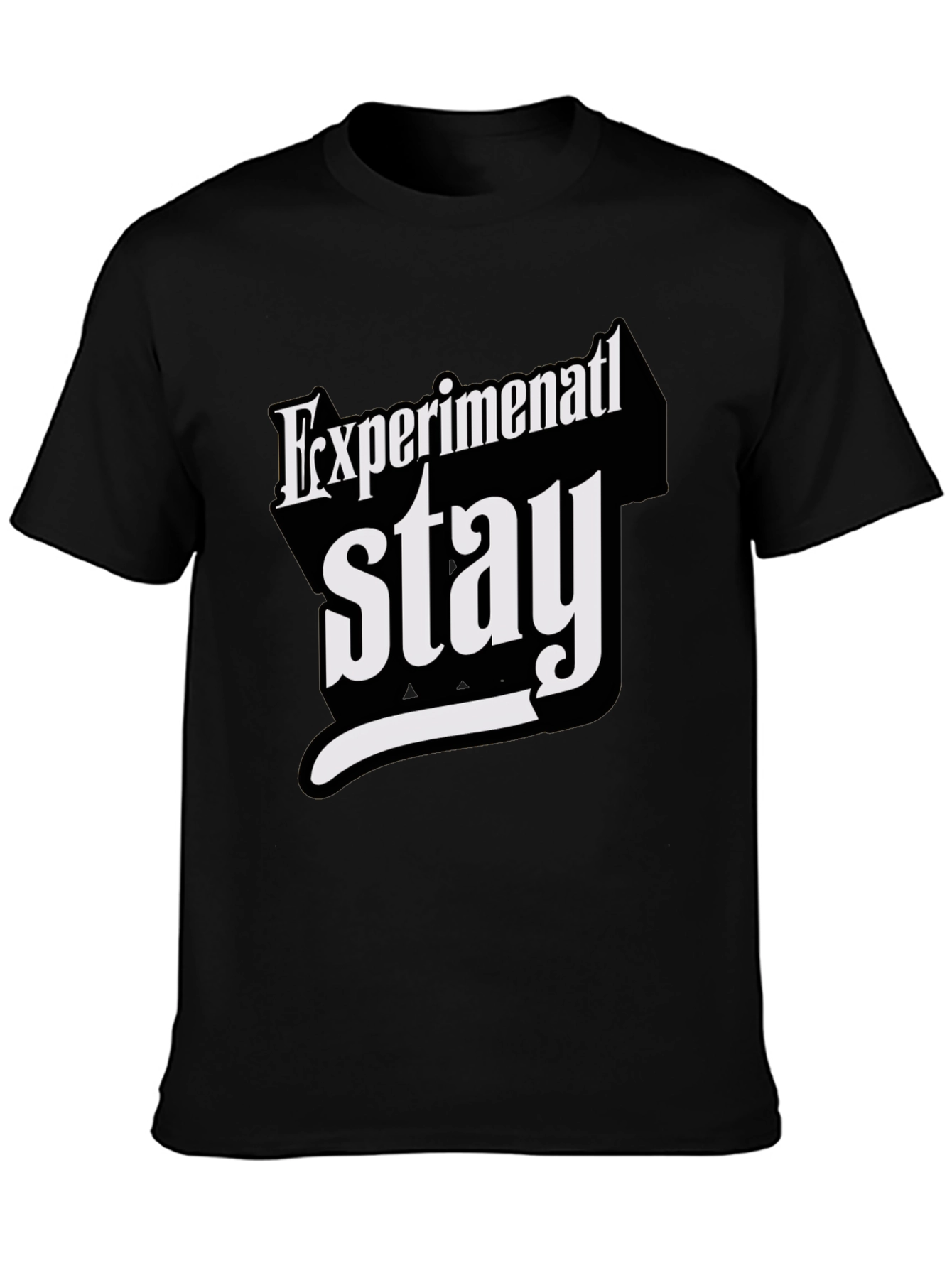 Experimental Stay T-Shirt - Bold Graphic Tee