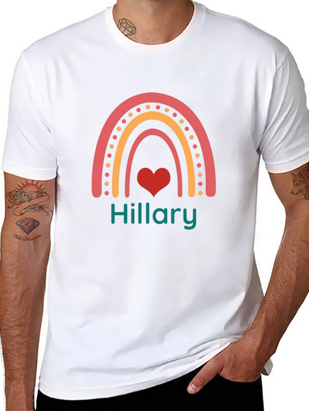 Rainbow Heart Hillary T-Shirt