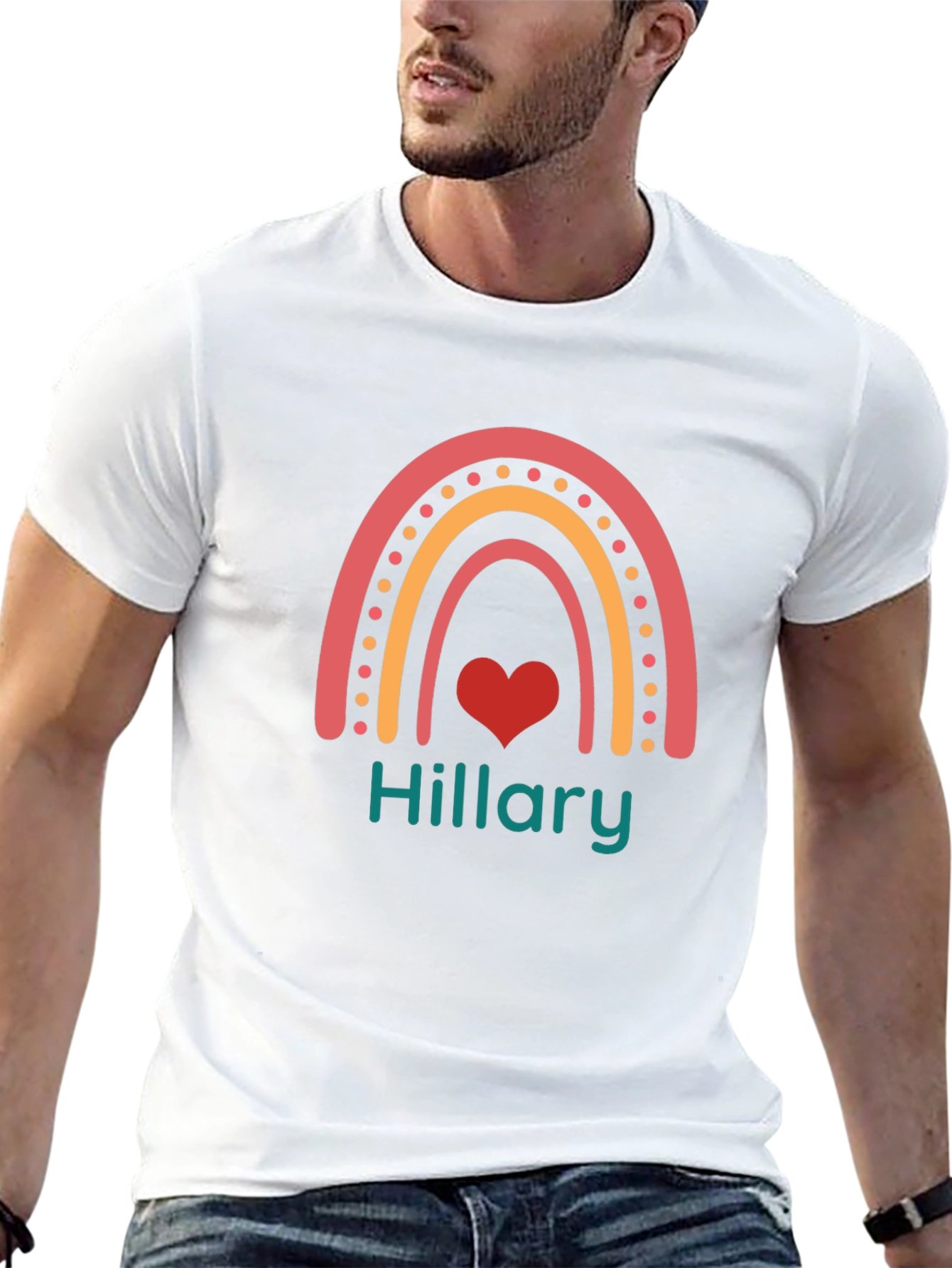 Rainbow Heart Hillary T-Shirt