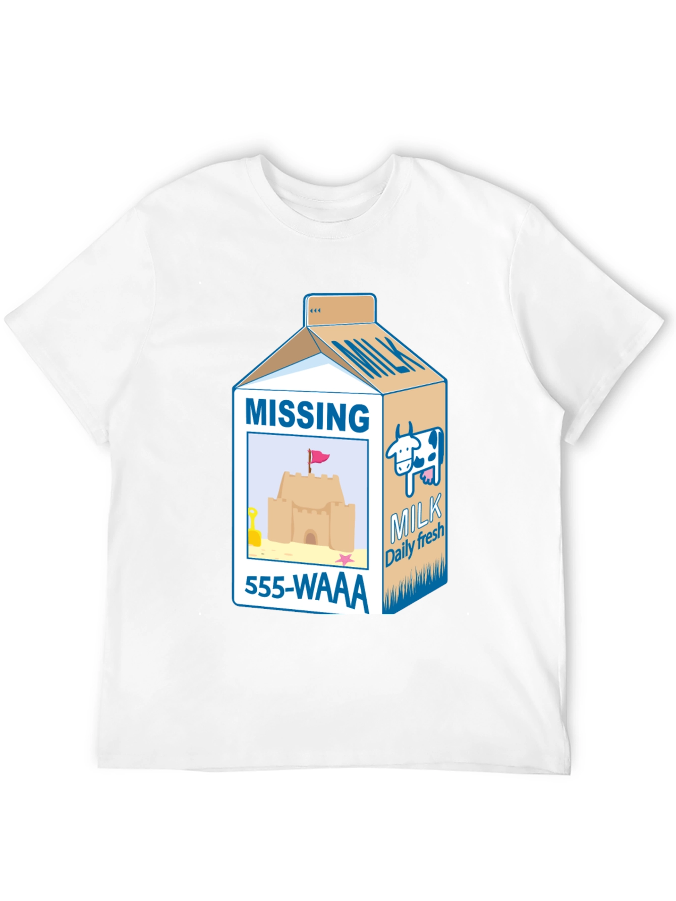 Funny Missing Milk Carton T-Shirt
