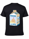 Funny Missing Milk Carton T-Shirt