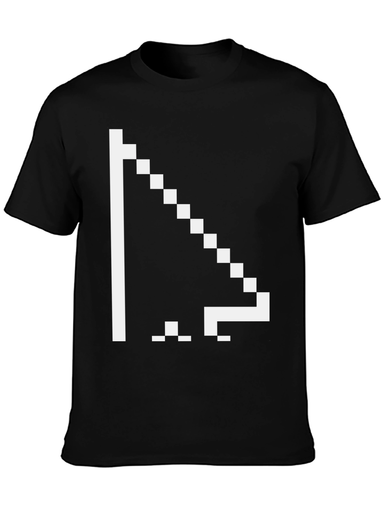 Pixel Cursor Graphic T-Shirt - Retro Gamer Style
