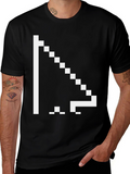 Pixel Cursor Graphic T-Shirt - Retro Gamer Style