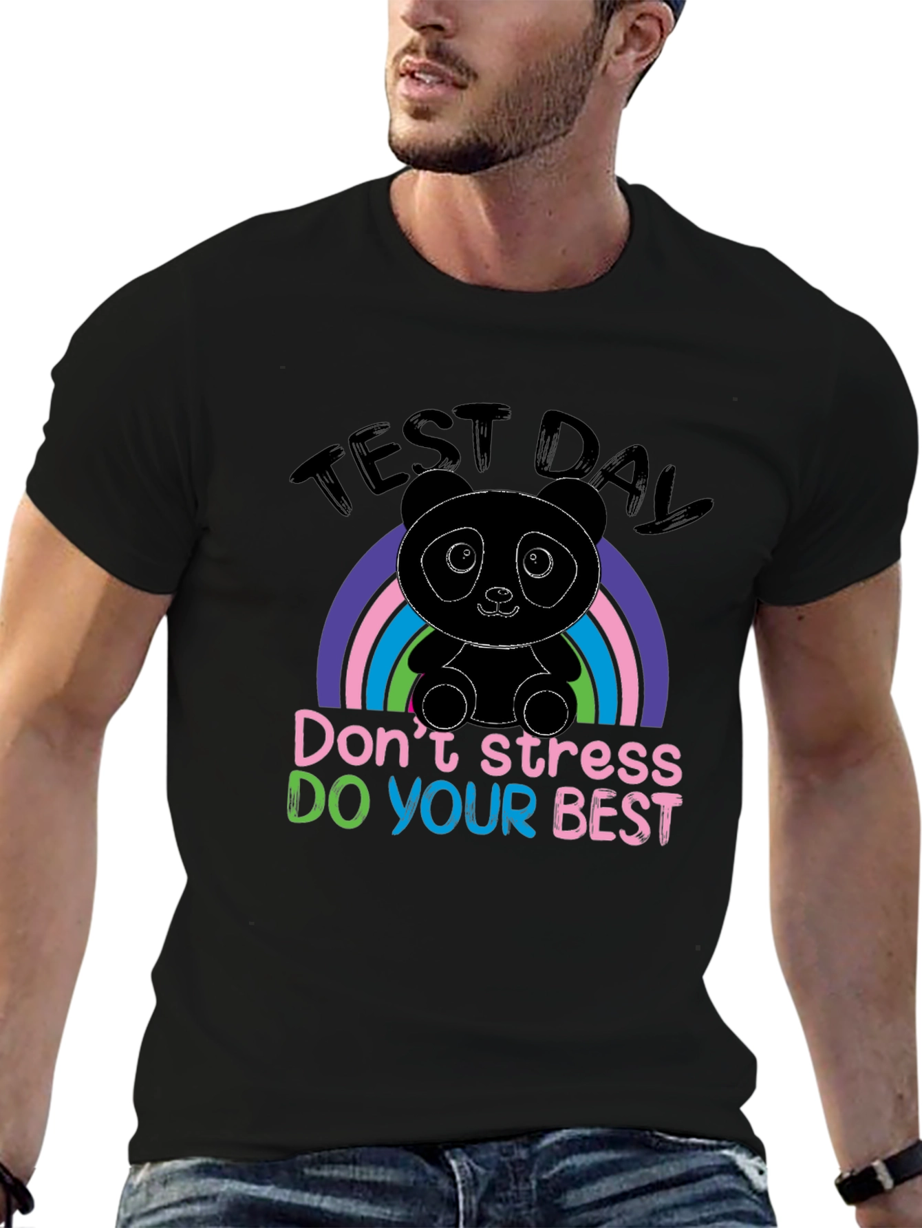 Test Day Panda T-Shirt: Dont Stress Do Your Best