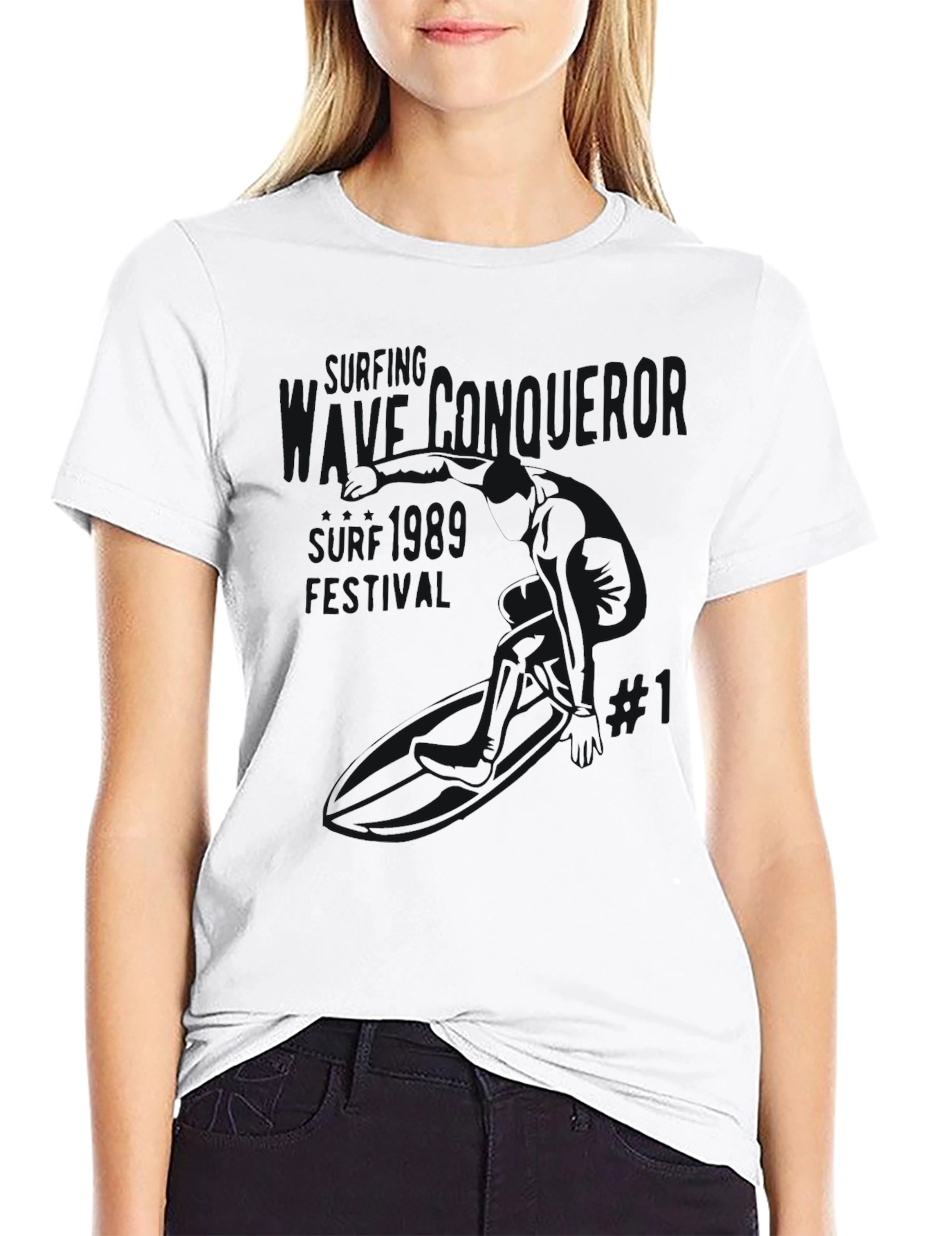 Mens Black Graphic T-Shirt - Casual Wear