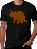 Triceratops Graphic Tee - Black