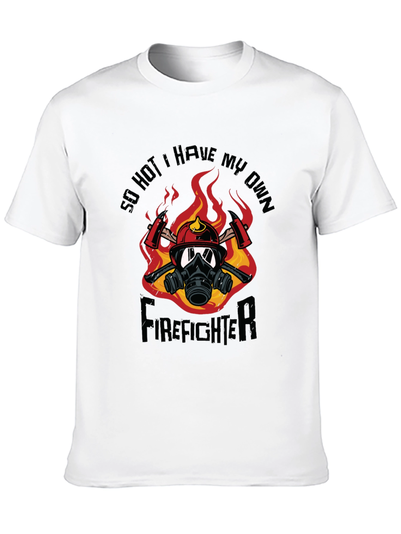 So Hot Firefighter Graphic T-Shirt