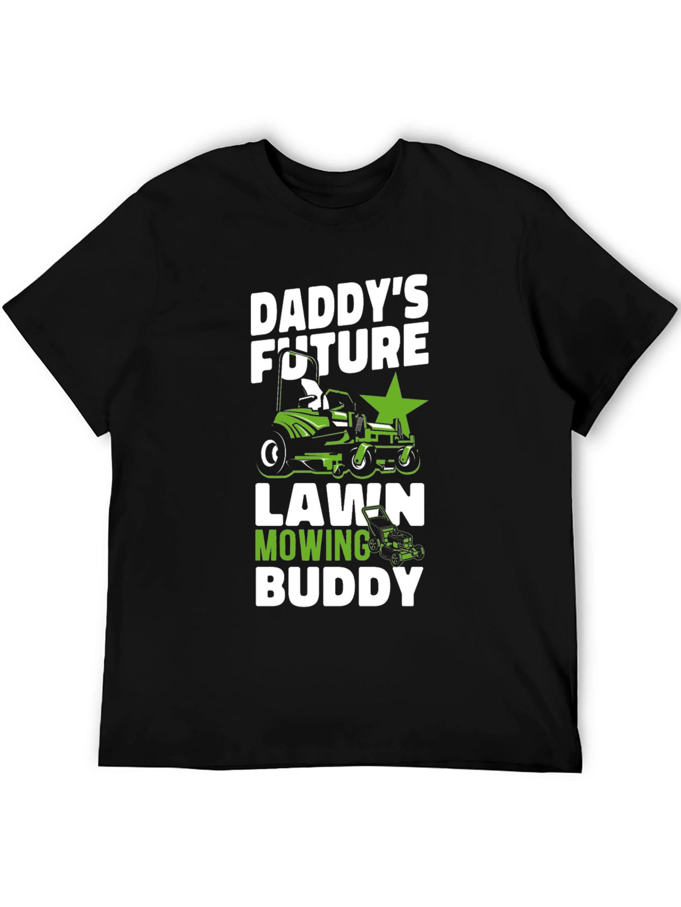 Daddys Future Lawn Mowing Buddy T-Shirt