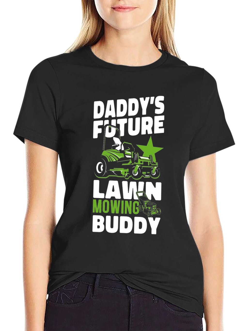 Daddys Future Lawn Mowing Buddy T-Shirt