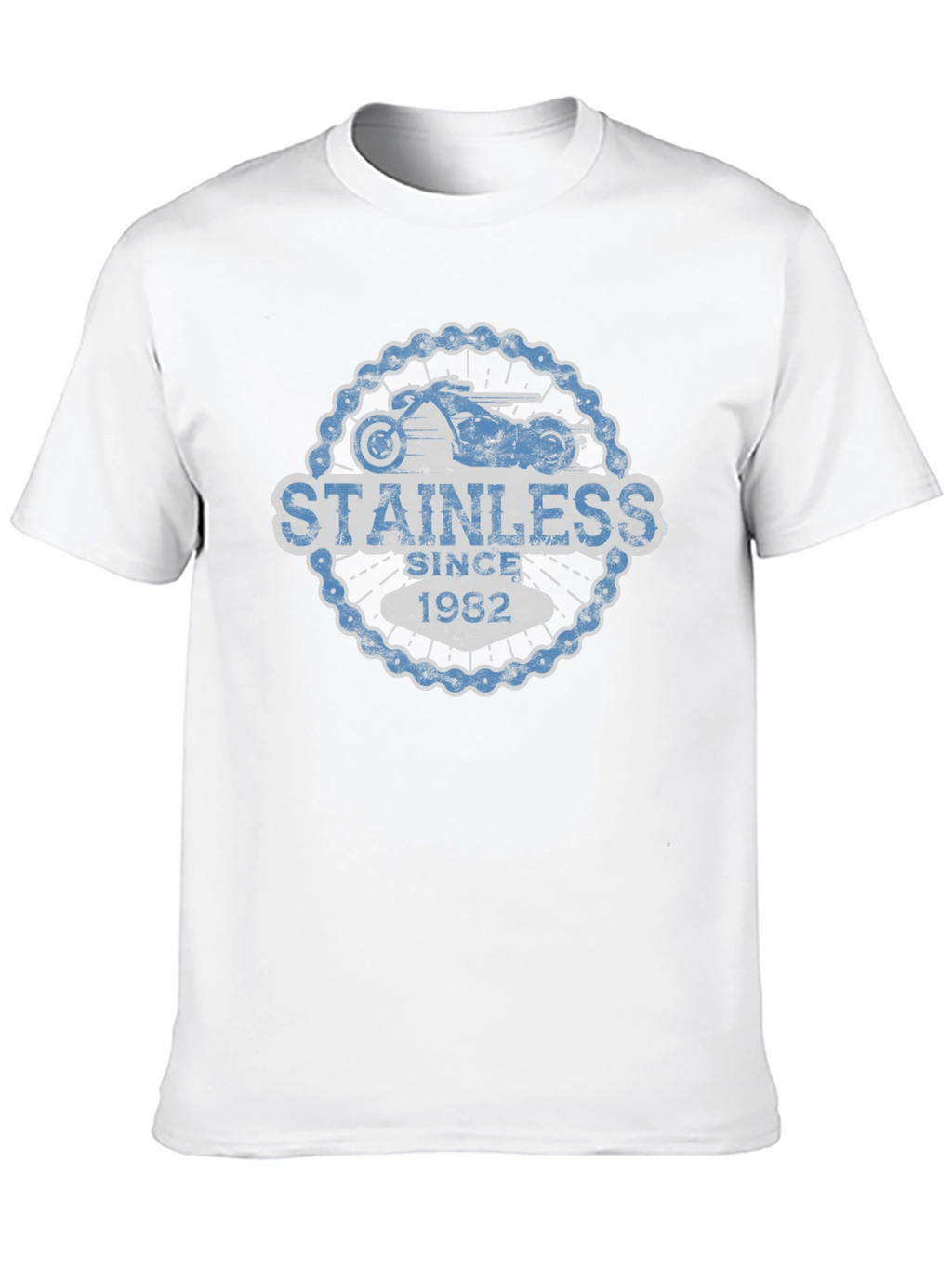 Stainless Since 1982 Mens Black Graphic Tee