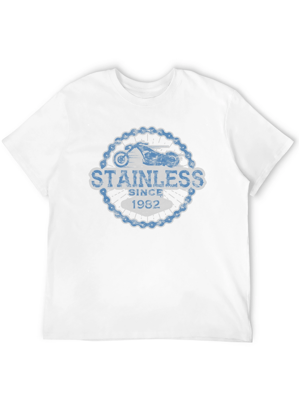 Stainless Since 1982 Mens Black Graphic Tee