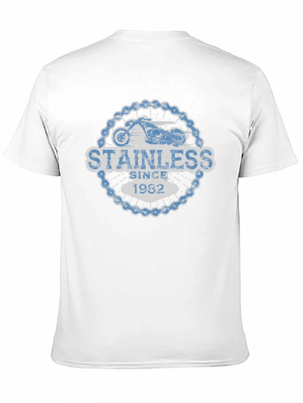 Stainless Since 1982 Mens Black Graphic Tee