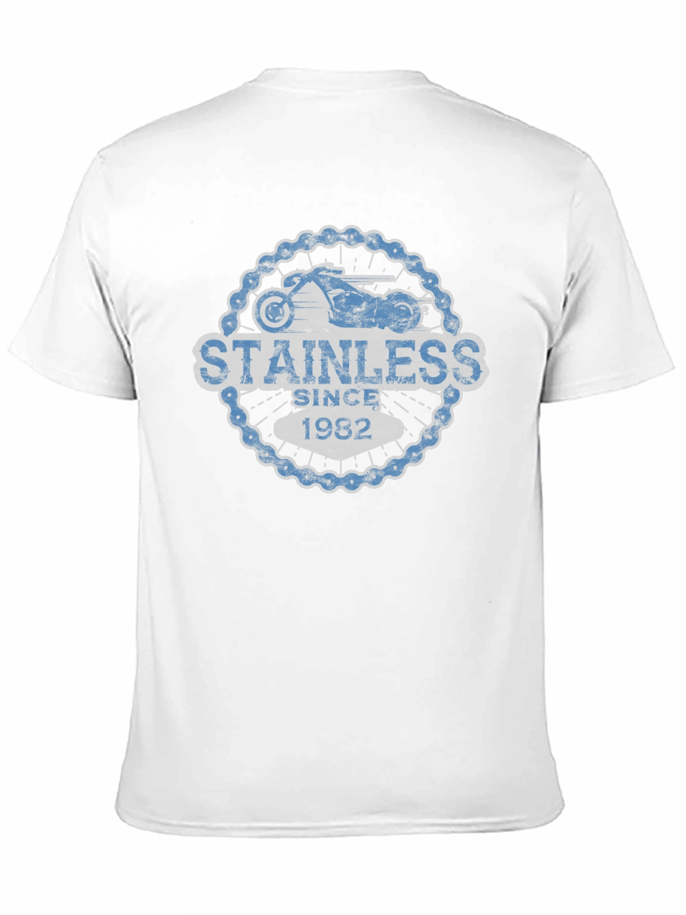 Stainless Since 1982 Mens Black Graphic Tee