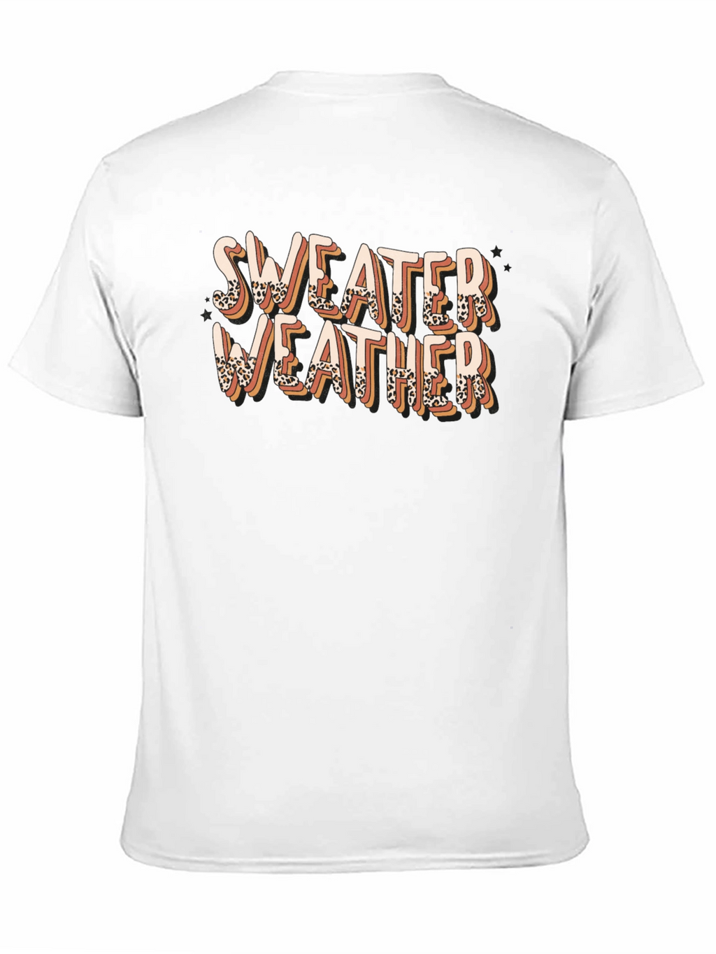 Sweater Weather Leopard Print T-Shirt