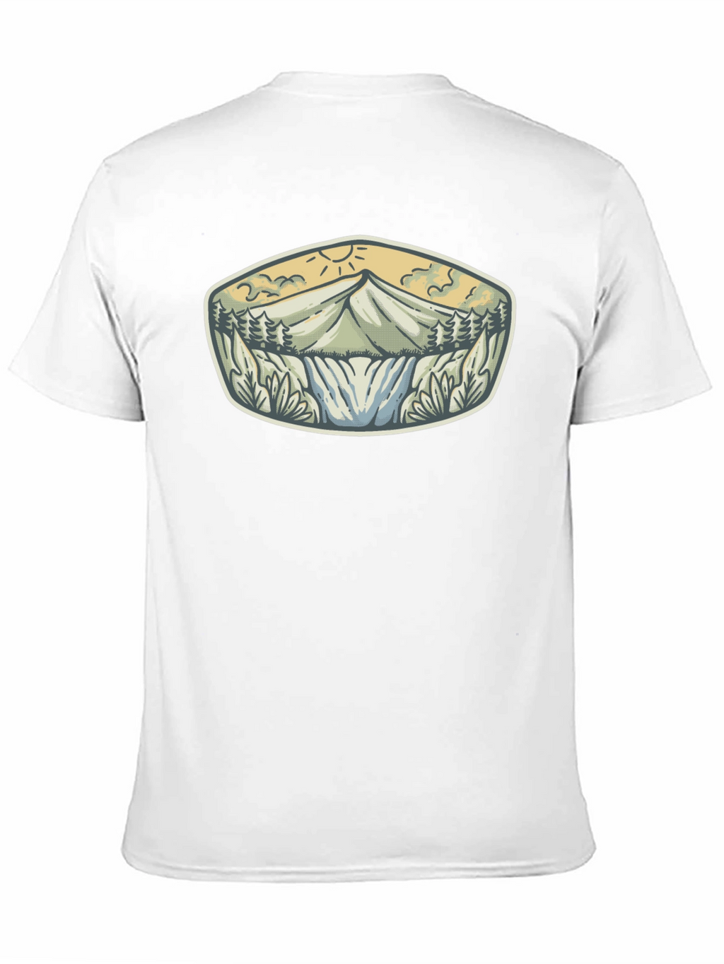 Mountain Adventure Graphic Tee - Black