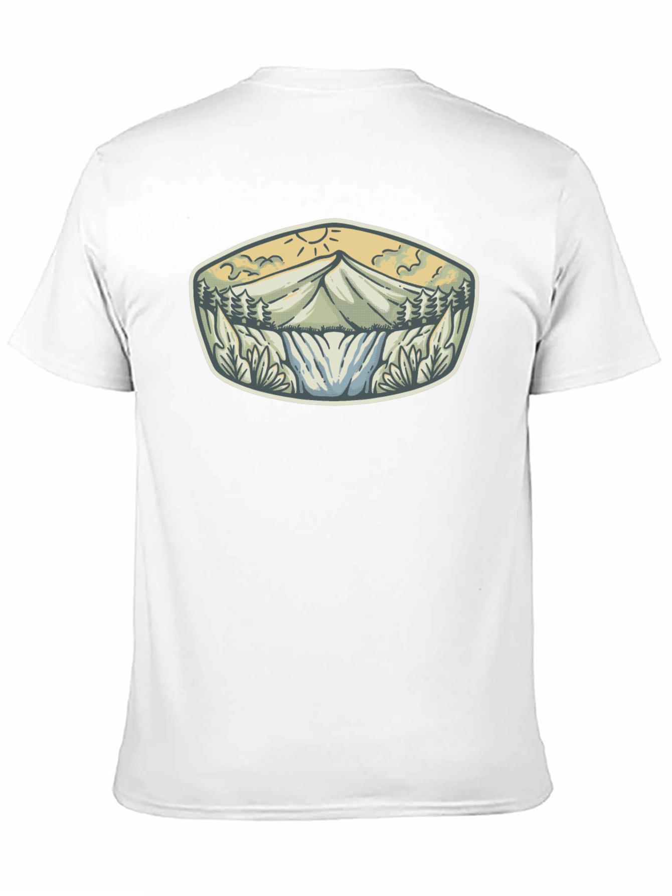 Mountain Adventure Graphic Tee - Black