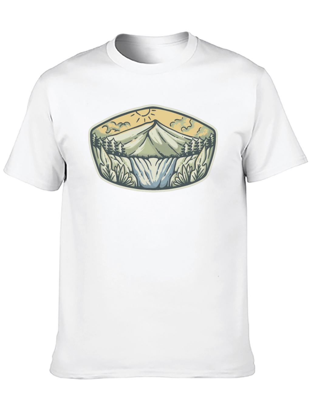 Mountain Adventure Graphic Tee - Black