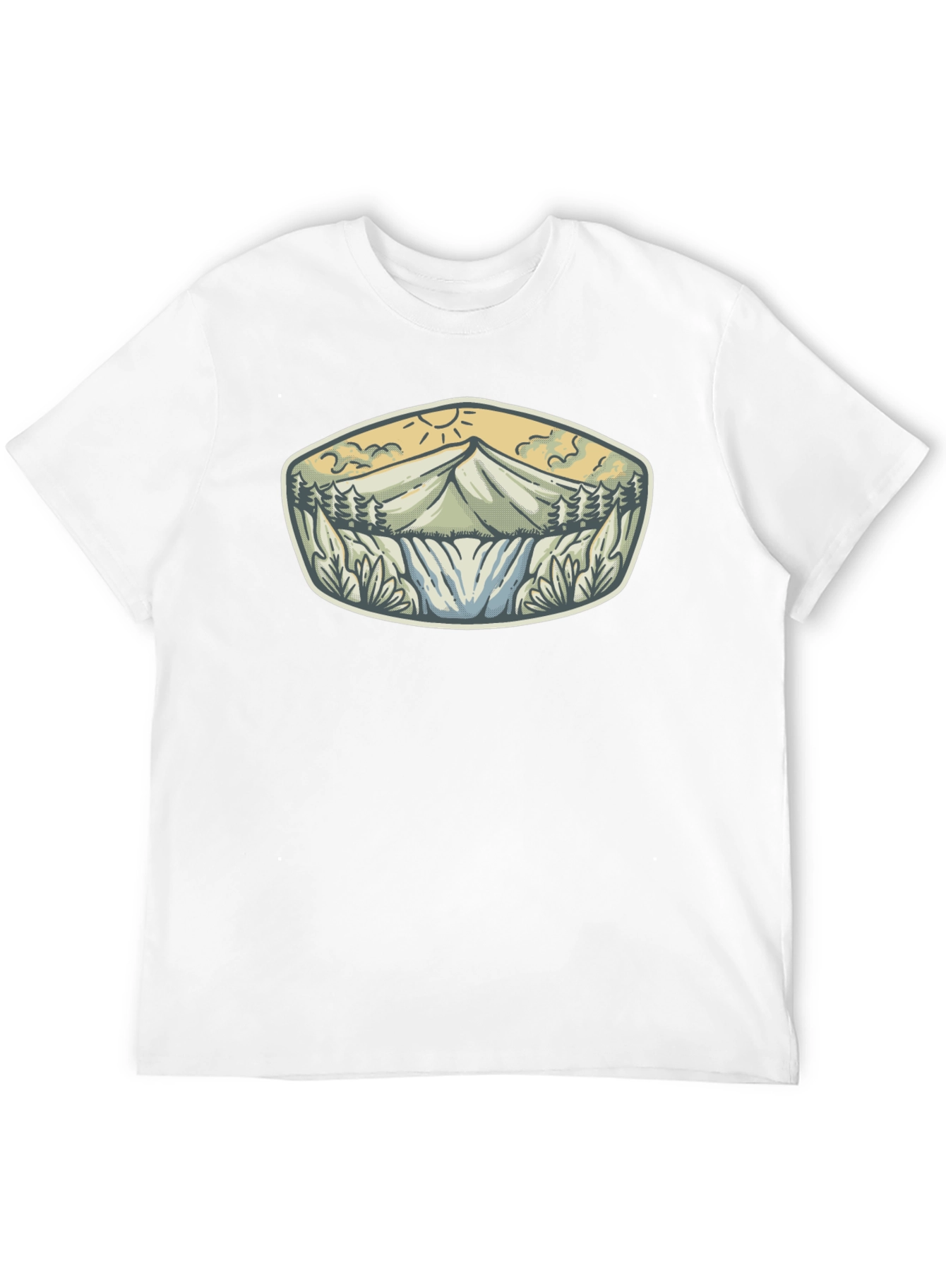 Mountain Adventure Graphic Tee - Black